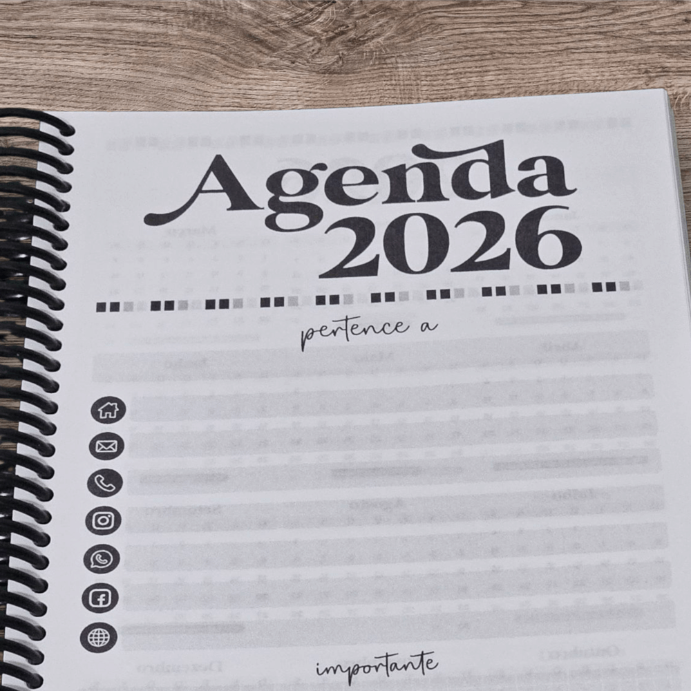 Agenda 2026 personalizada - Imagem 3