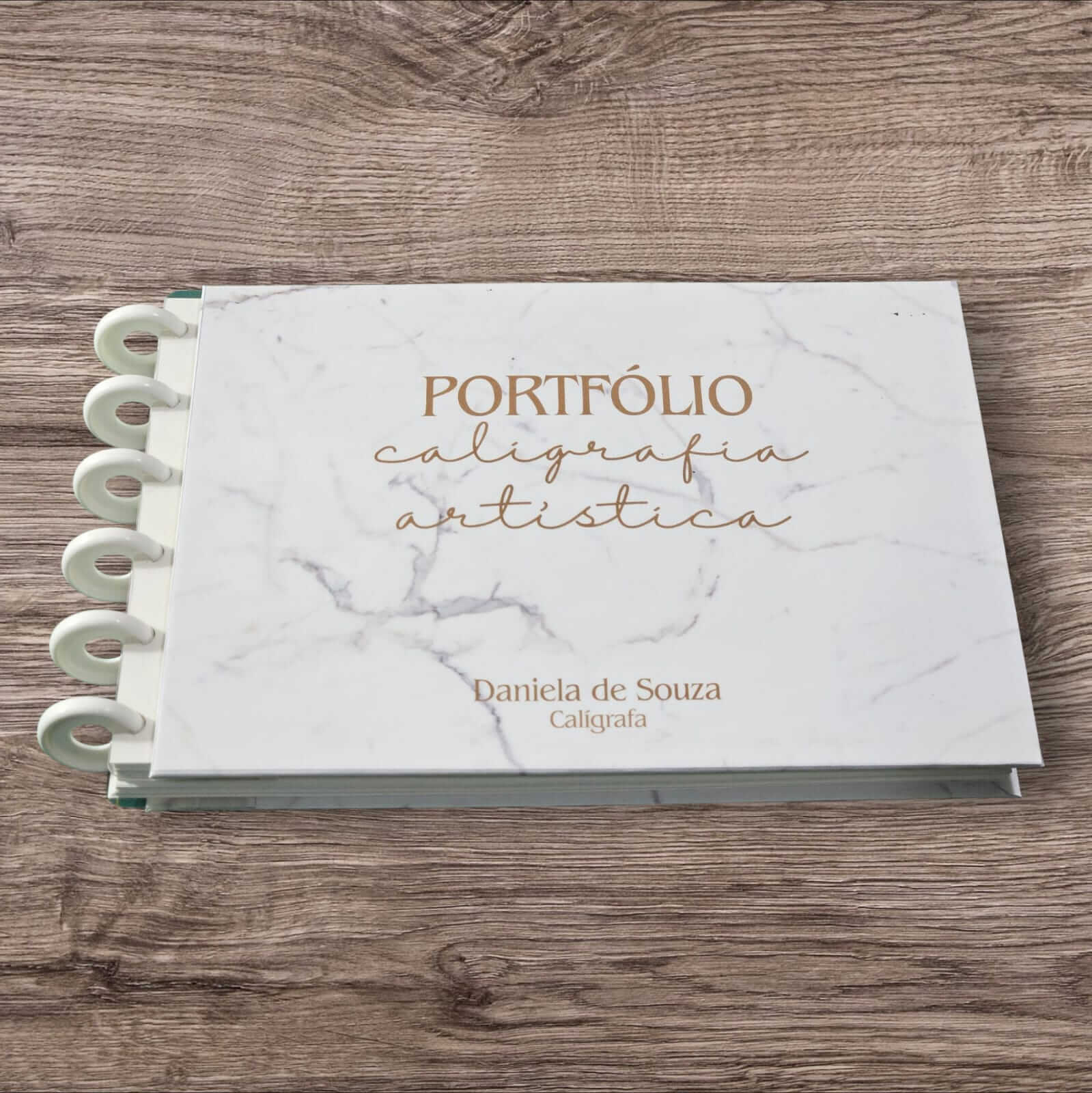 Portfólio para Caligrafia Artística (sistema de discos)