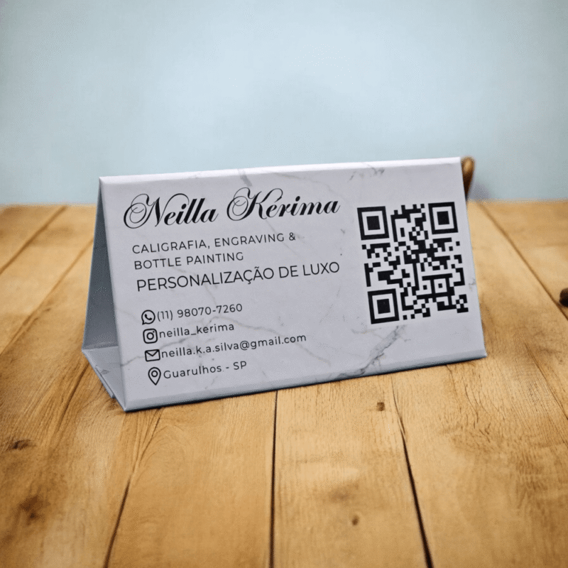 Placa de Identificação Magnética Personalizada